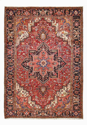 Tapis persan - Nomadic - 347 x 253 cm - rouge