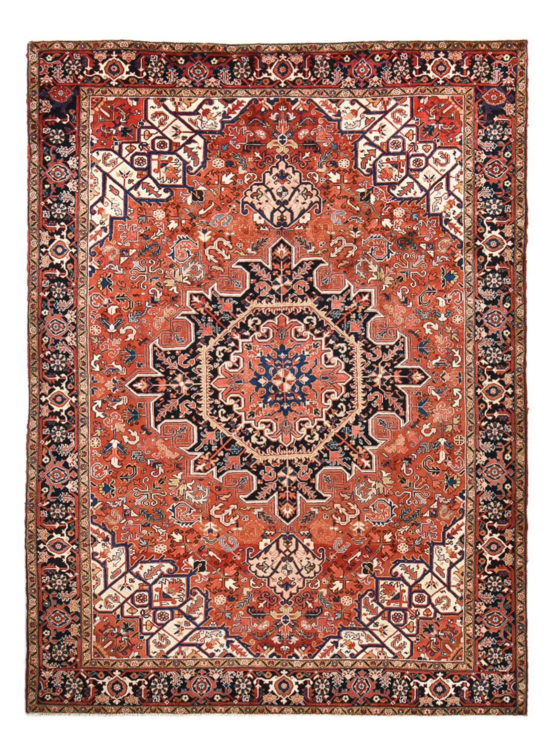 Tapis persan - Nomadic - 370 x 282 cm - rouille