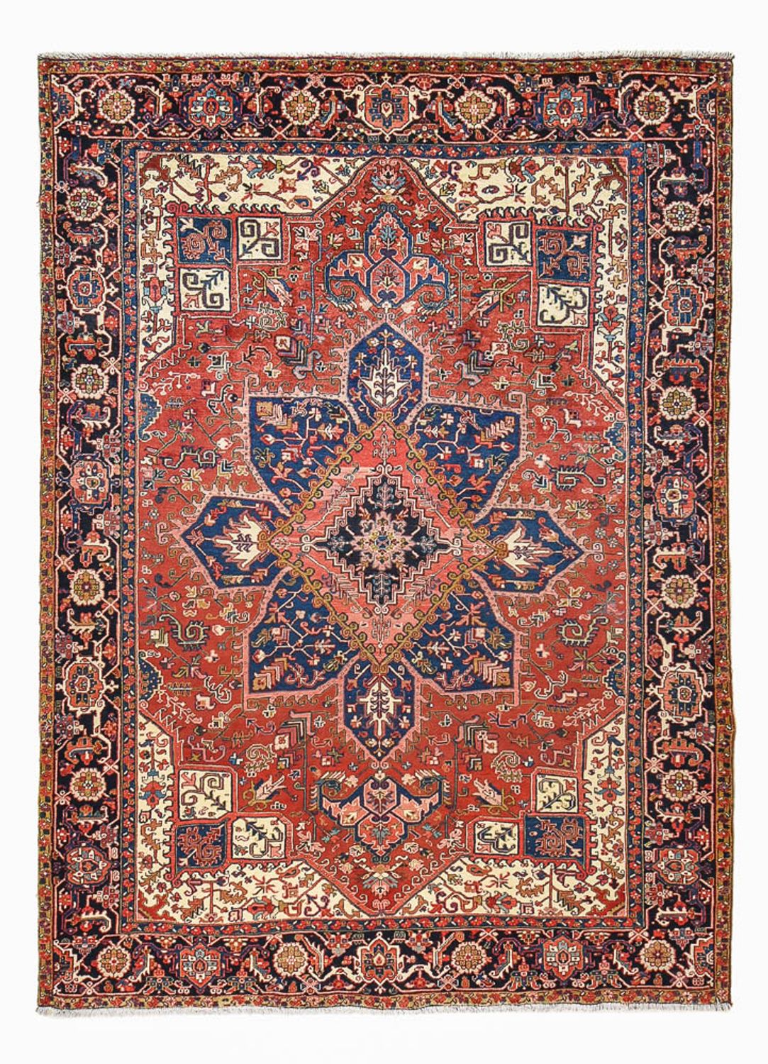 Tapis persan - Nomadic - 342 x 251 cm - rouge