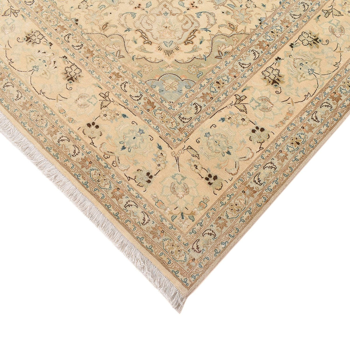 Tapis persan - Tabriz - Royal - 342 x 252 cm - beige clair