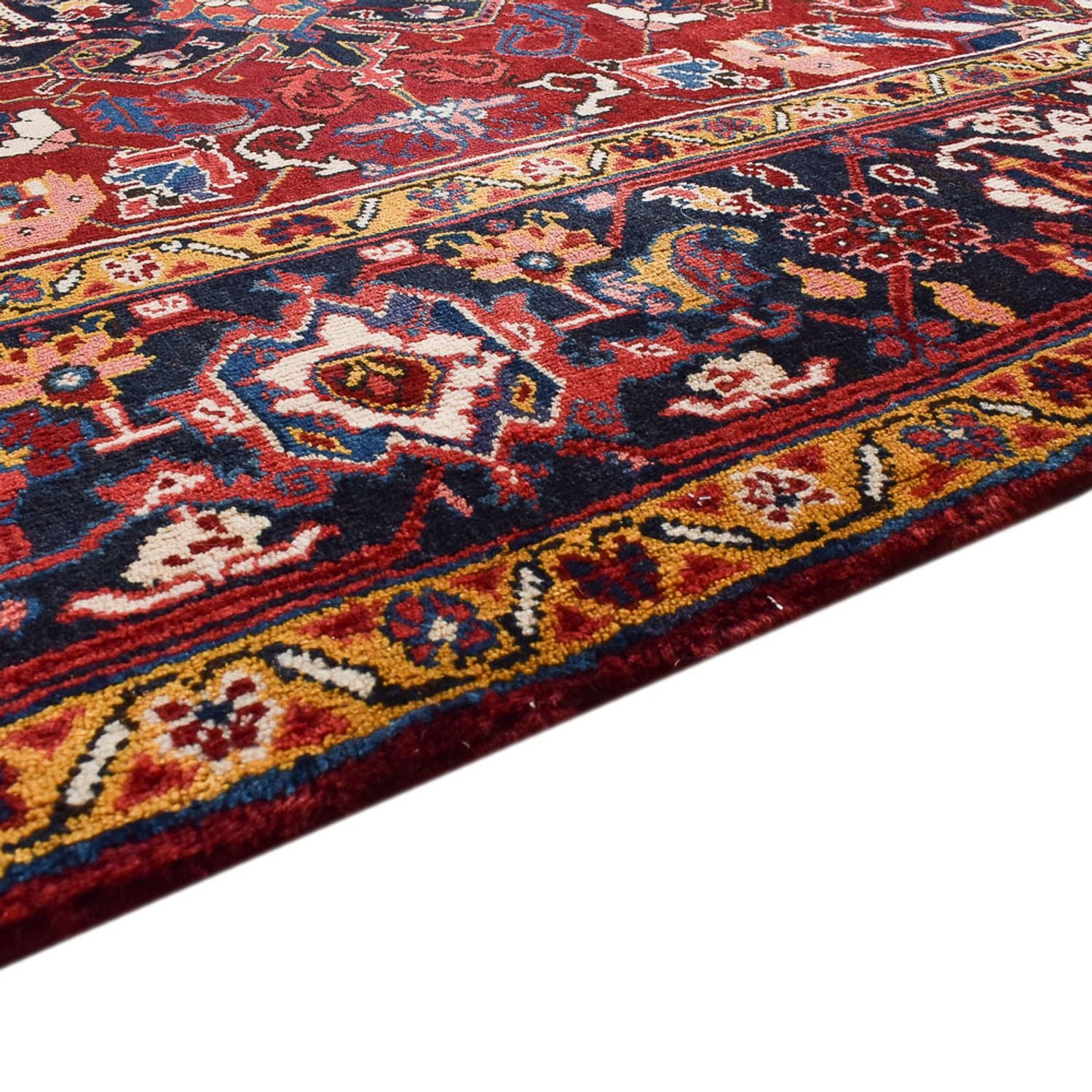 Tapis persan - Nomadic - 344 x 257 cm - rouge