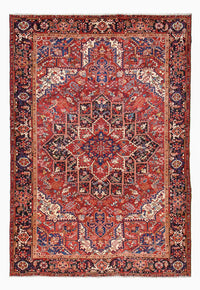 Tapis persan - Nomadic - 341 x 238 cm - rouge
