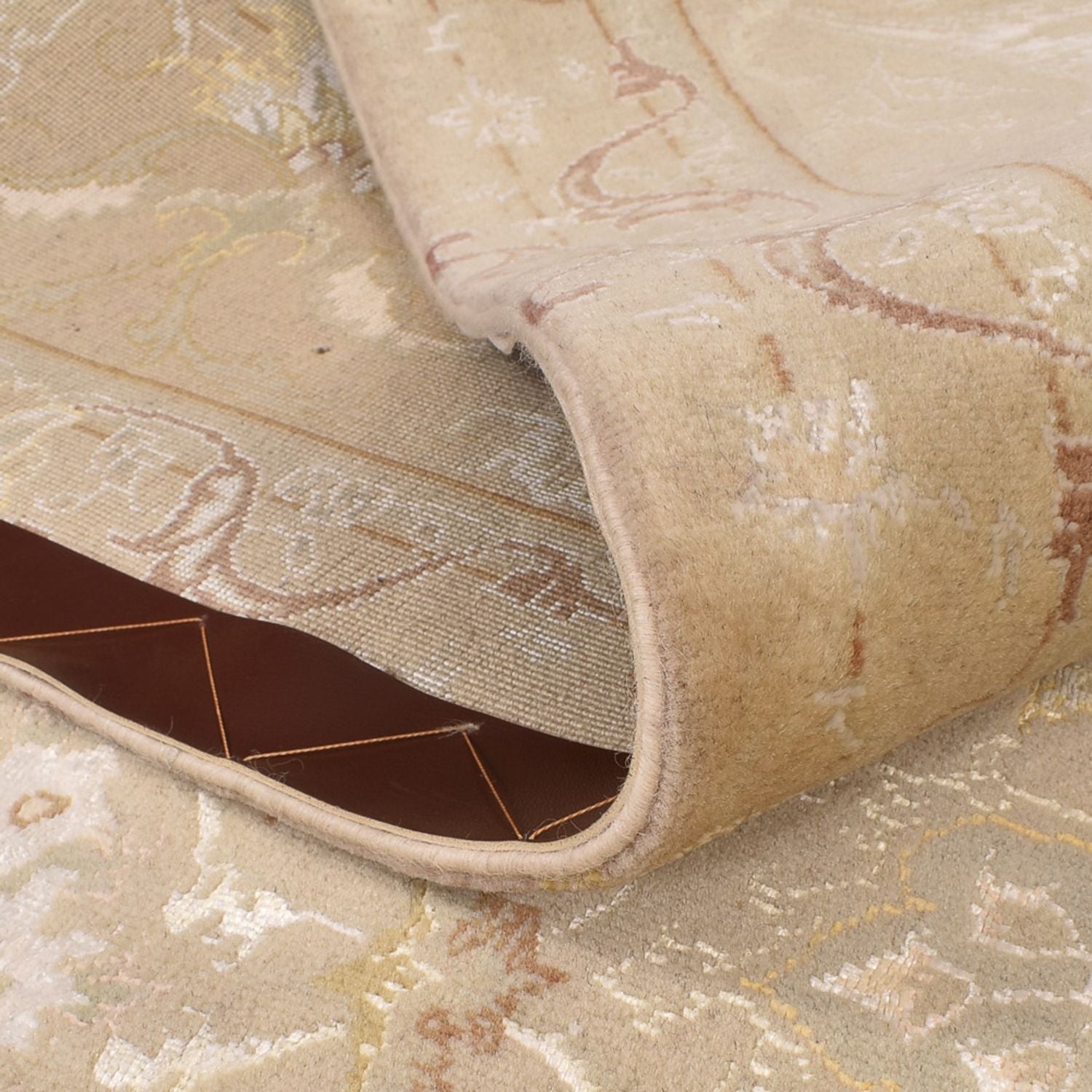 Tapis persan - Tabriz - Royal - 288 x 200 cm - beige clair