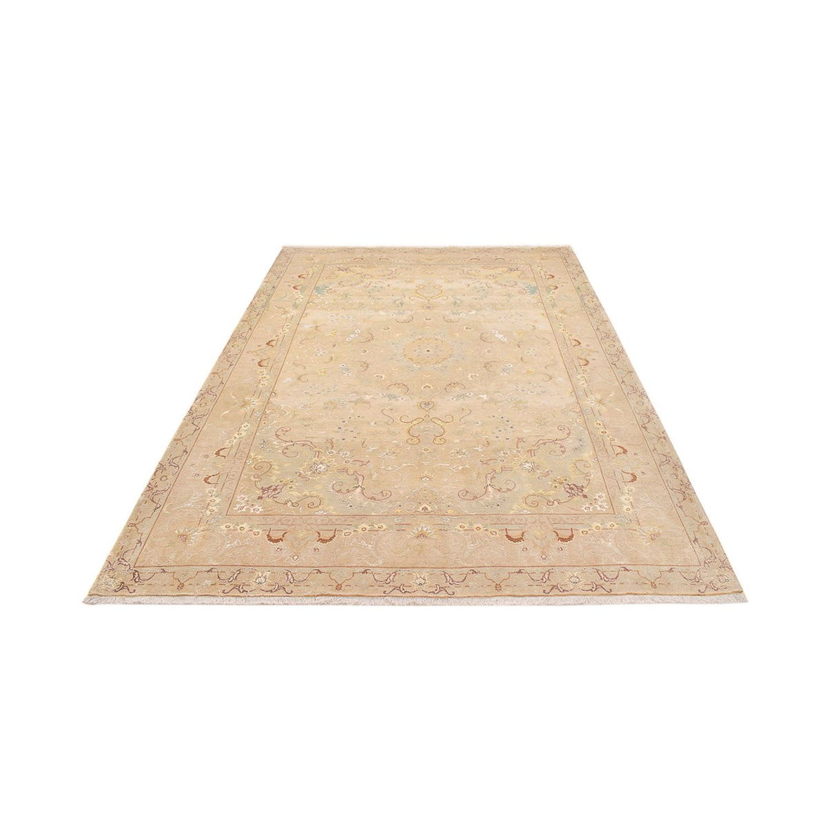 Tapis persan - Tabriz - Royal - 288 x 200 cm - beige clair