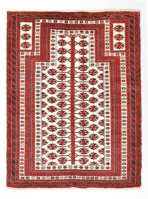 Tapis Belutsch - 128 x 100 cm - multicolore