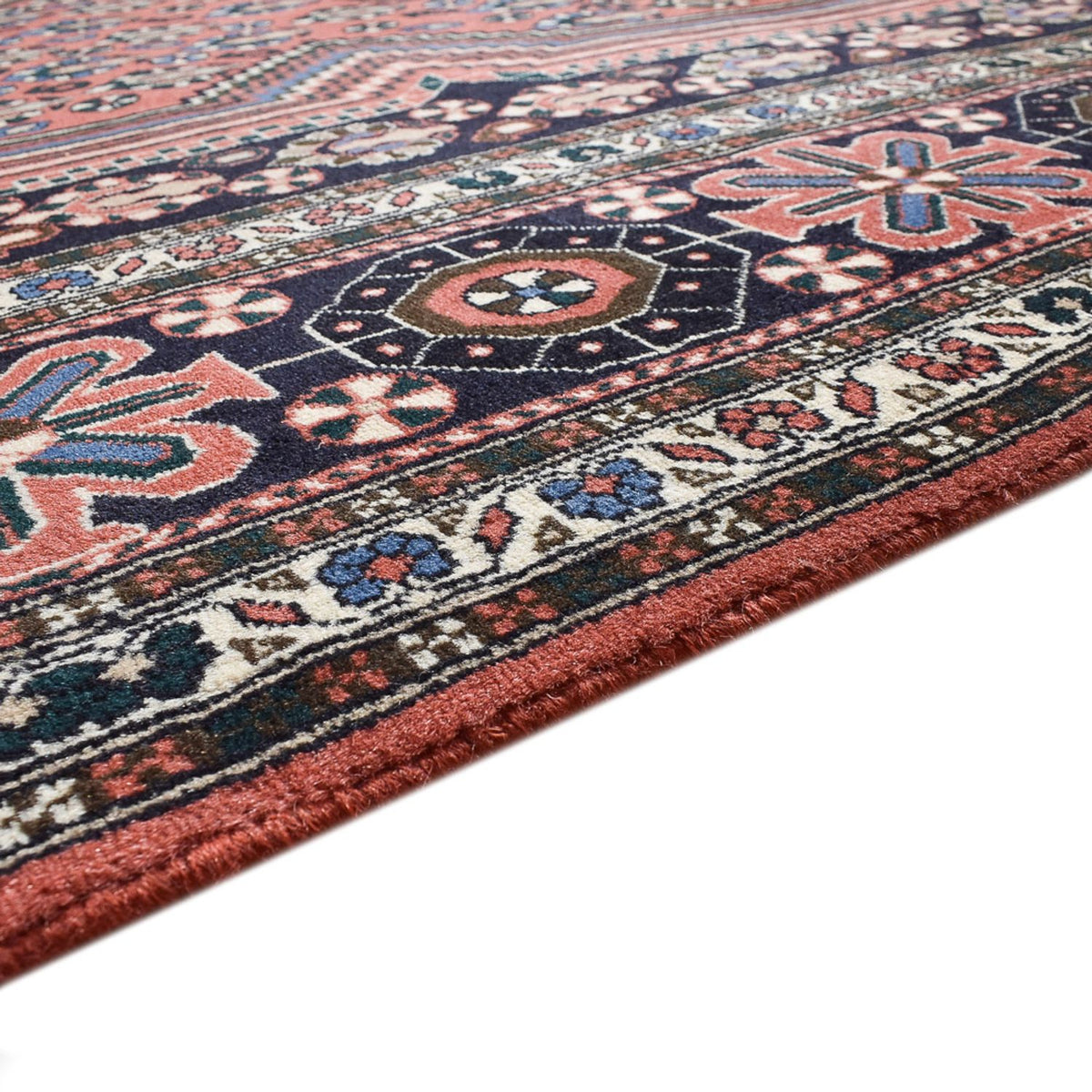 Tapis persan - Nomadic - 343 x 247 cm - rouge clair
