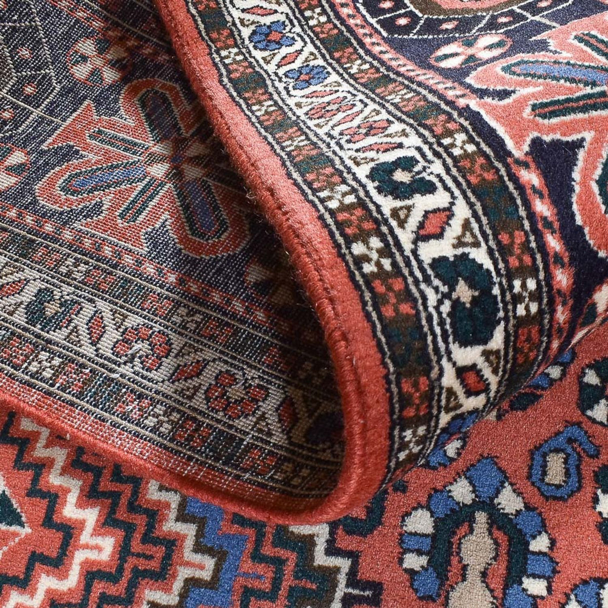 Tapis persan - Nomadic - 343 x 247 cm - rouge clair