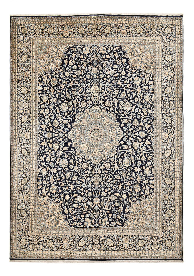 Tapis persan - Royal - 420 x 300 cm - bleu foncé