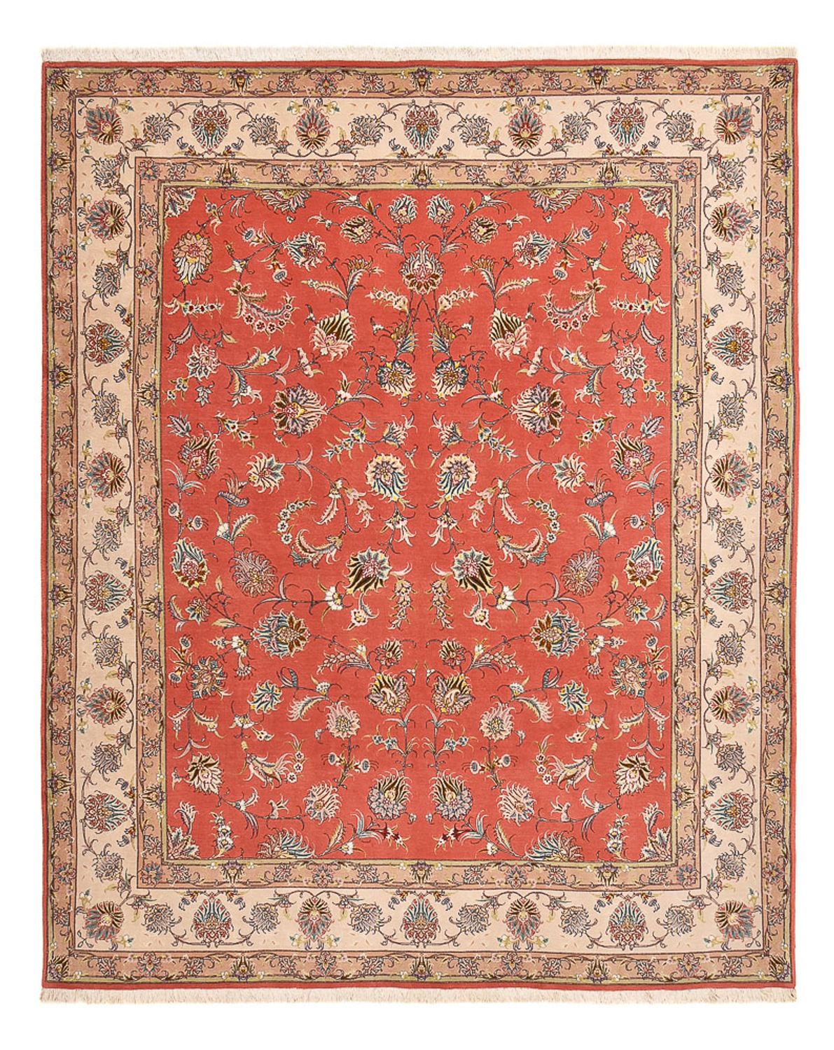 Tapis persan - Tabriz - Royal - 309 x 242 cm - rouge