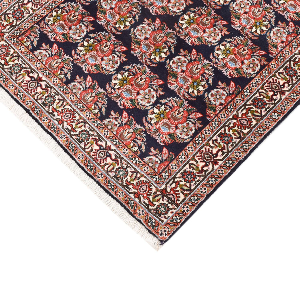 Tapis de couloir Tapis persan - Bidjar - 200 x 70 cm - bleu foncé