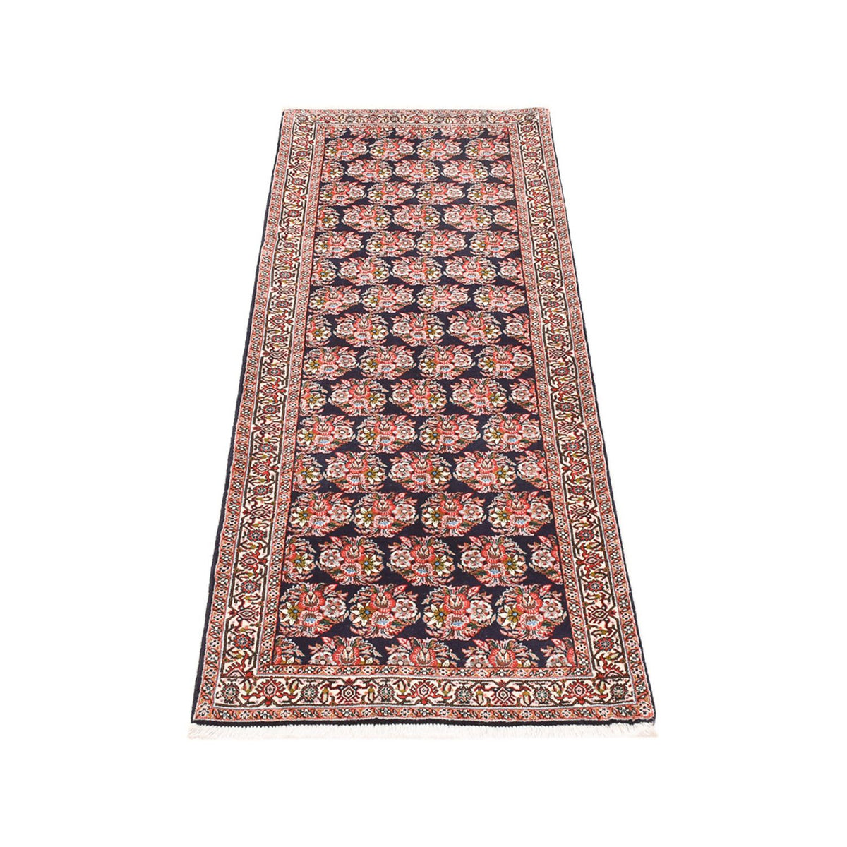 Tapis de couloir Tapis persan - Bidjar - 200 x 70 cm - bleu foncé