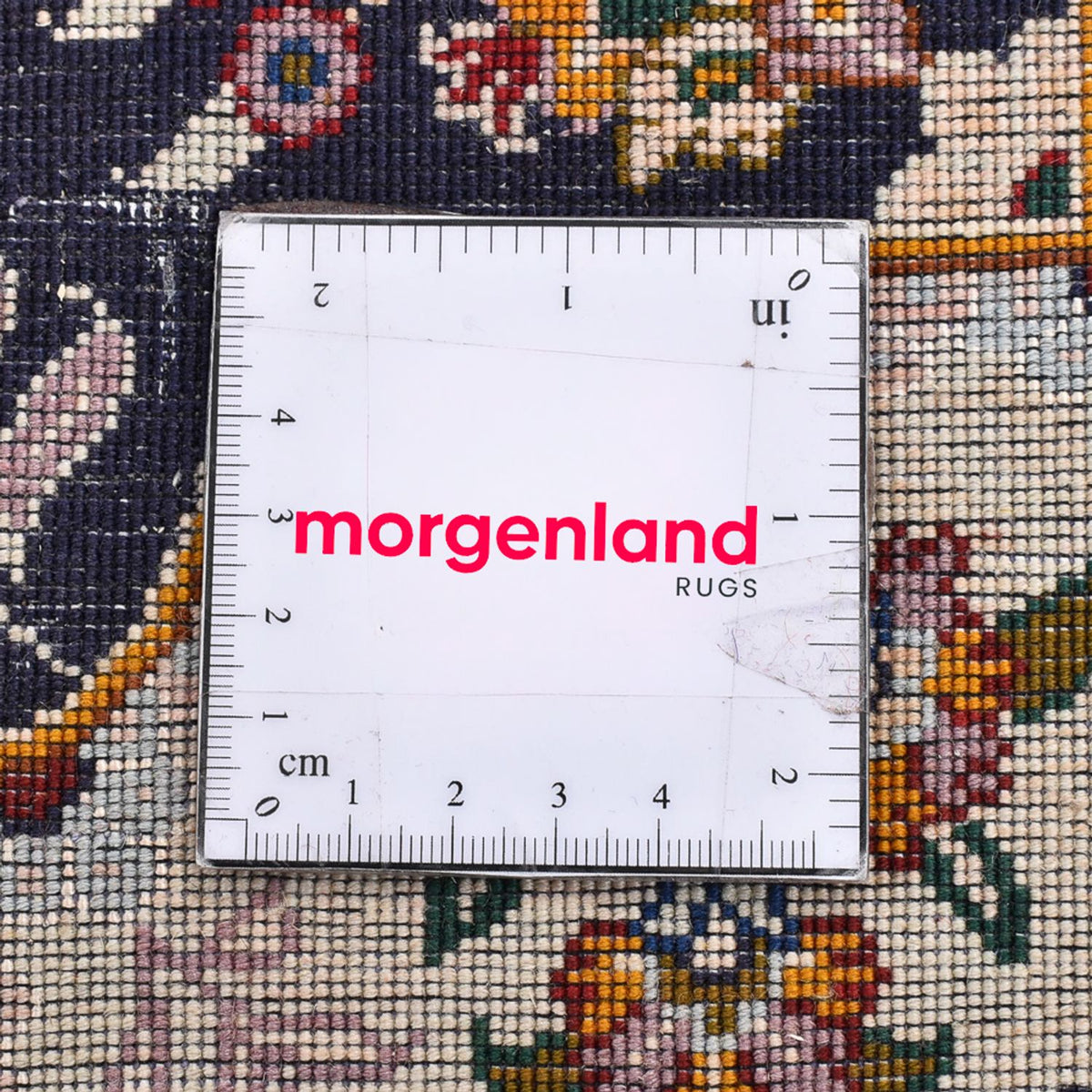 Tapis persan - Tabriz - Royal - 90 x 60 cm - bleu foncé