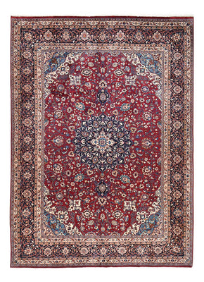 Tapis persan - Keshan - 340 x 245 cm - rouge foncé