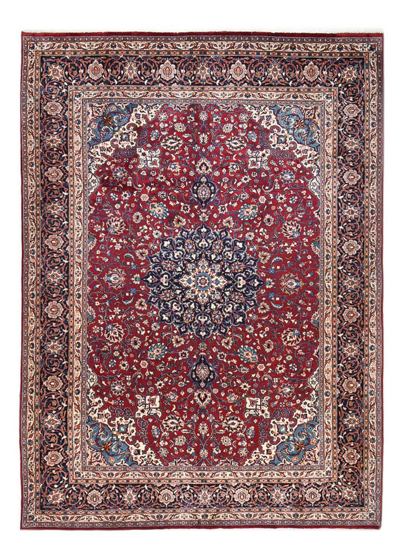 Tapis persan - Keshan - 340 x 245 cm - rouge foncé