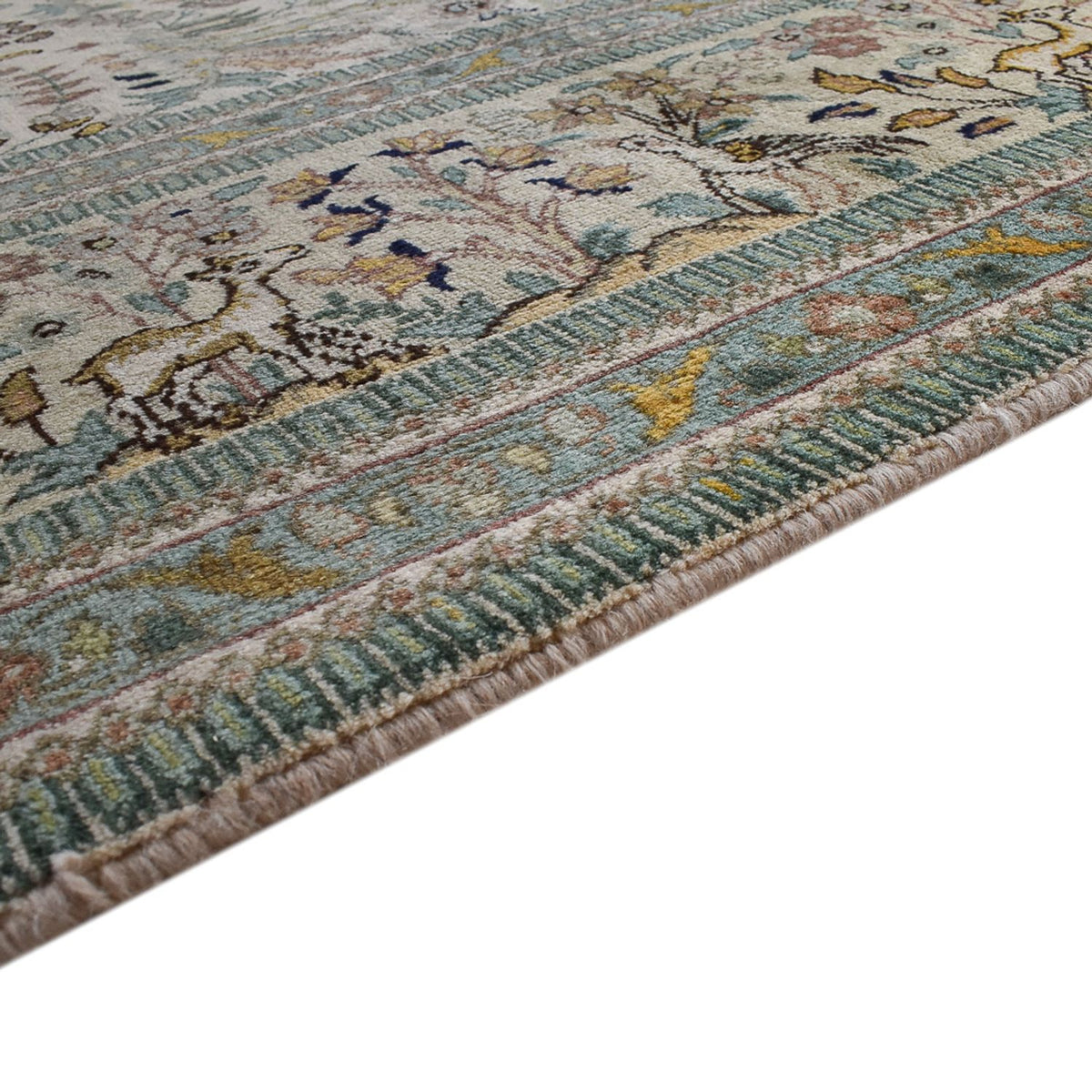 Tabatabaei Tapis 302x365cm - Tapis persan - vert clair