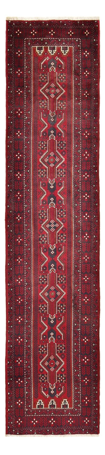 Tapis de couloir Tapis Belutsch - 414 x 97 cm - rouge