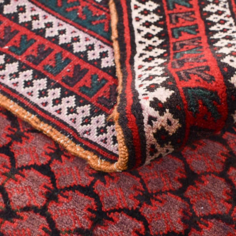 Tapis Belutsch - 141 x 94 cm - rouge