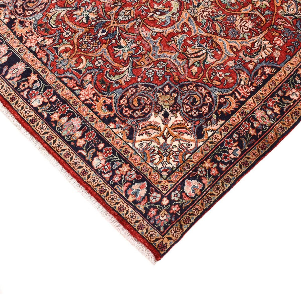 Tapis persan - Bidjar - 225 x 132 cm - rouge