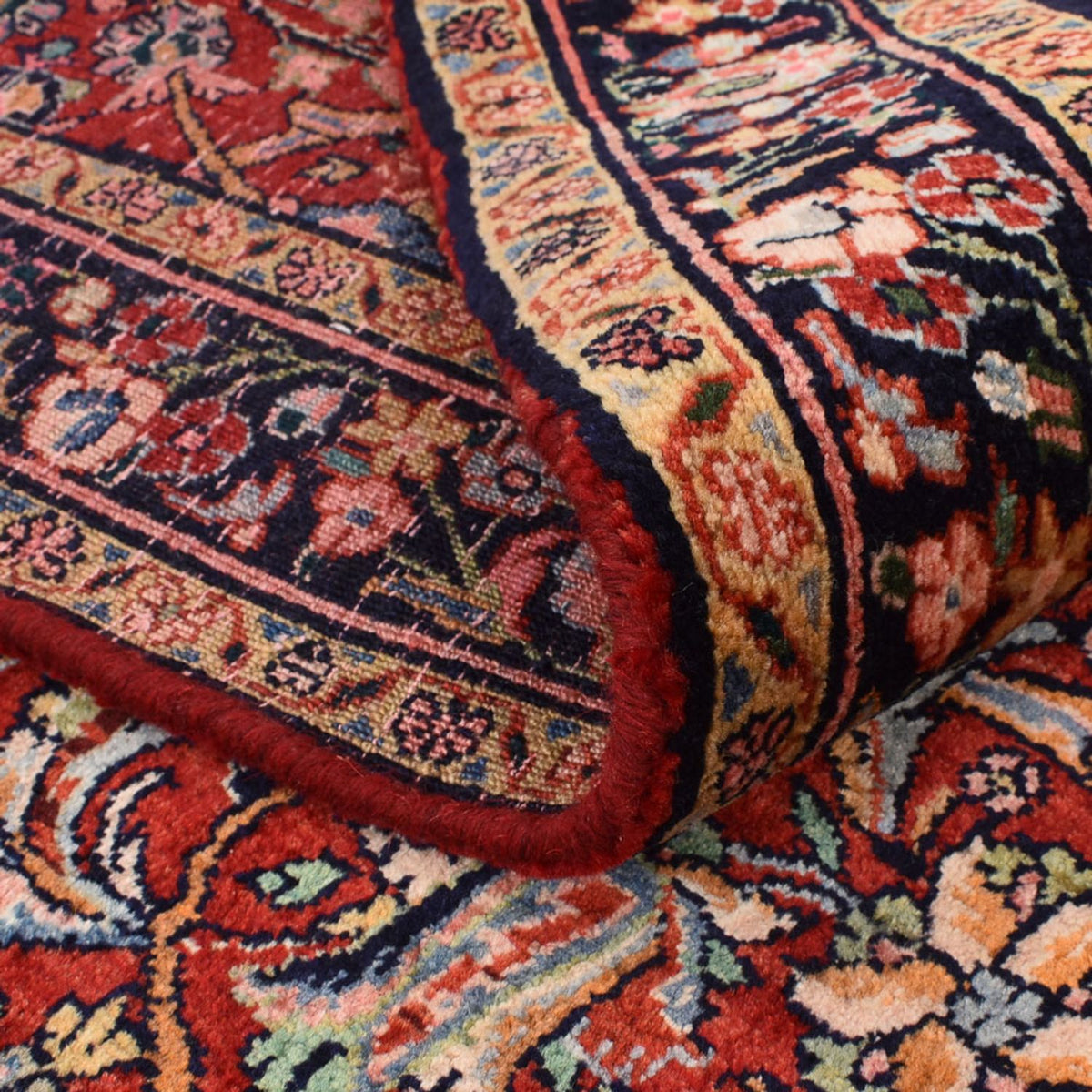 Tapis persan - Bidjar - 225 x 132 cm - rouge