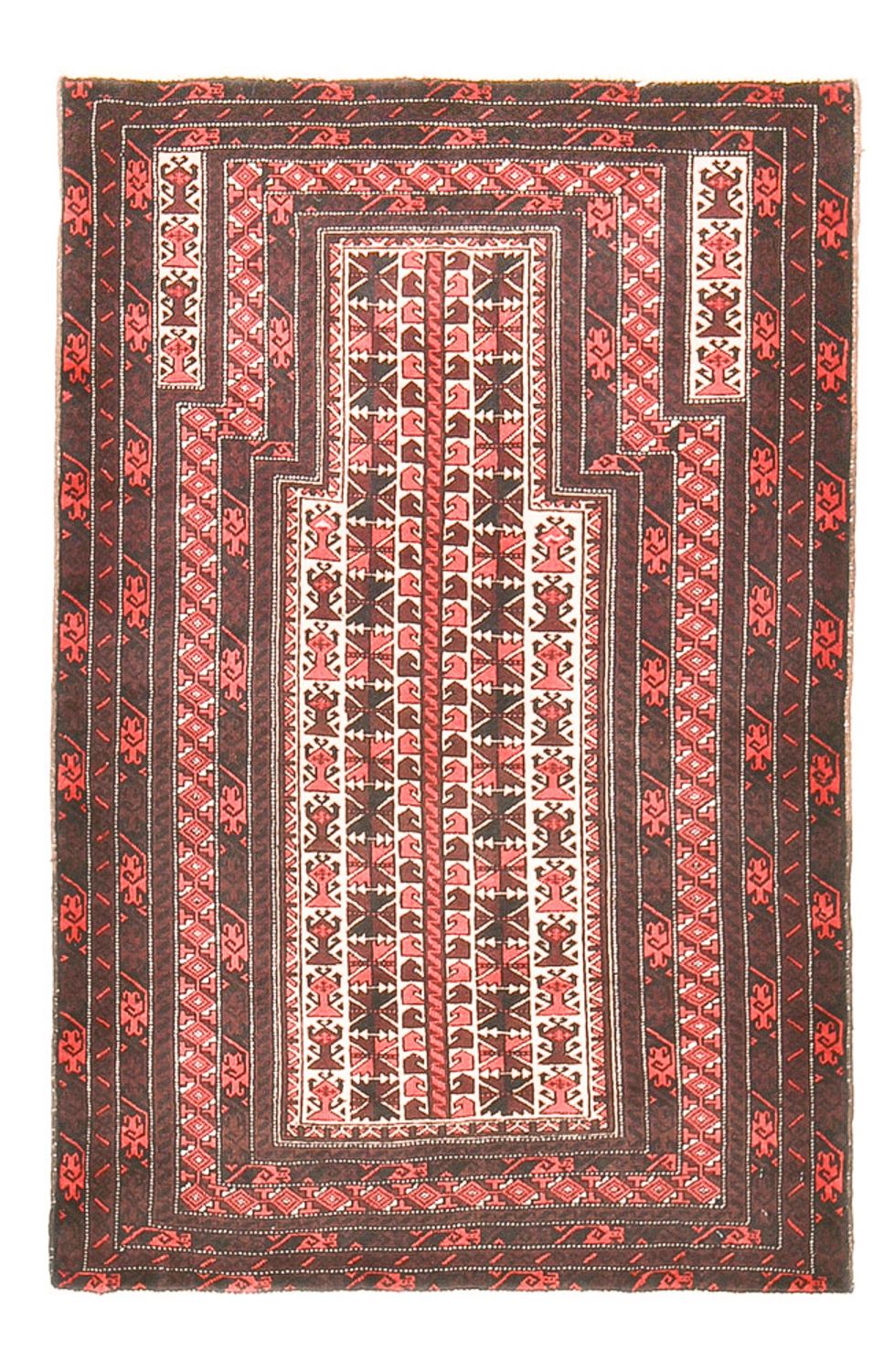 Tapis Belutsch - 146 x 98 cm - multicolore
