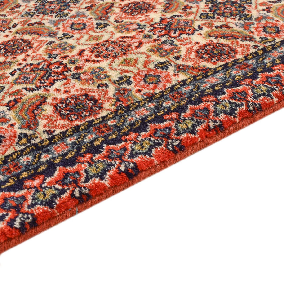 Tapis de couloir Tapis persan - Tabriz - 282 x 83 cm - rouge clair