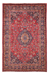 Tapis persan - Classique - 297 x 198 cm - rouge