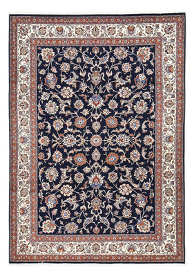 Tapis persan - Classique - Royal - 342 x 243 cm - bleu foncé