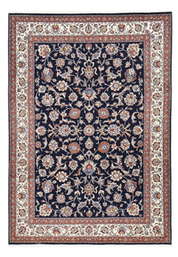Tapis persan - Classique - Royal - 342 x 243 cm - bleu foncé