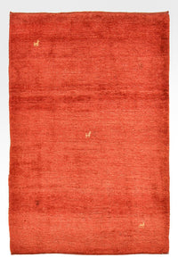 Tapis Gabbeh - Persan - 173 x 126 cm - rouge