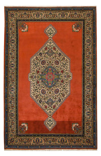 Tapis persan - Nomadic - 317 x 218 cm - rouge