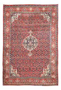 Tapis persan - Bidjar - 286 x 201 cm - rouge