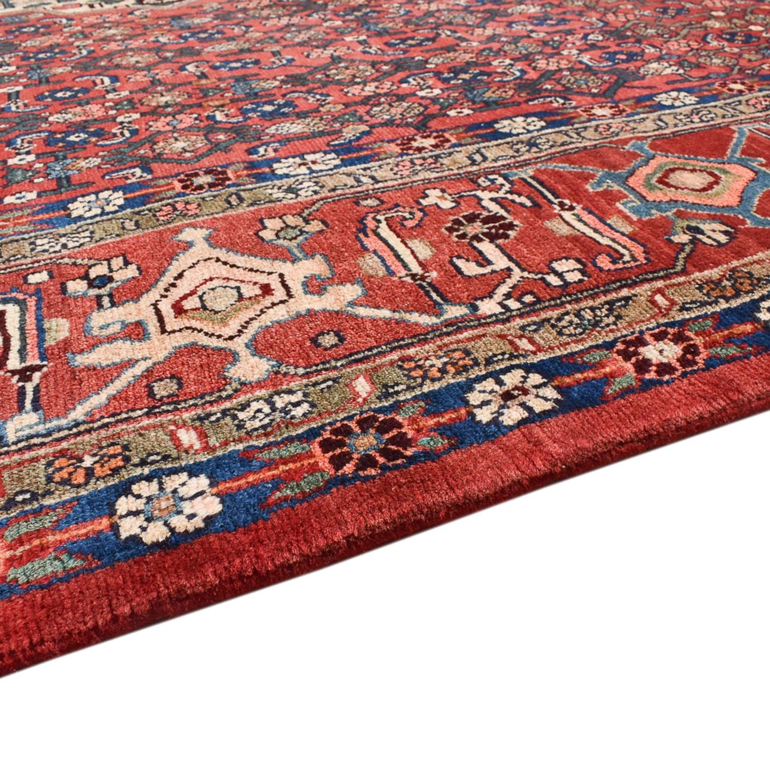 Tapis persan - Bidjar - 286 x 201 cm - rouge