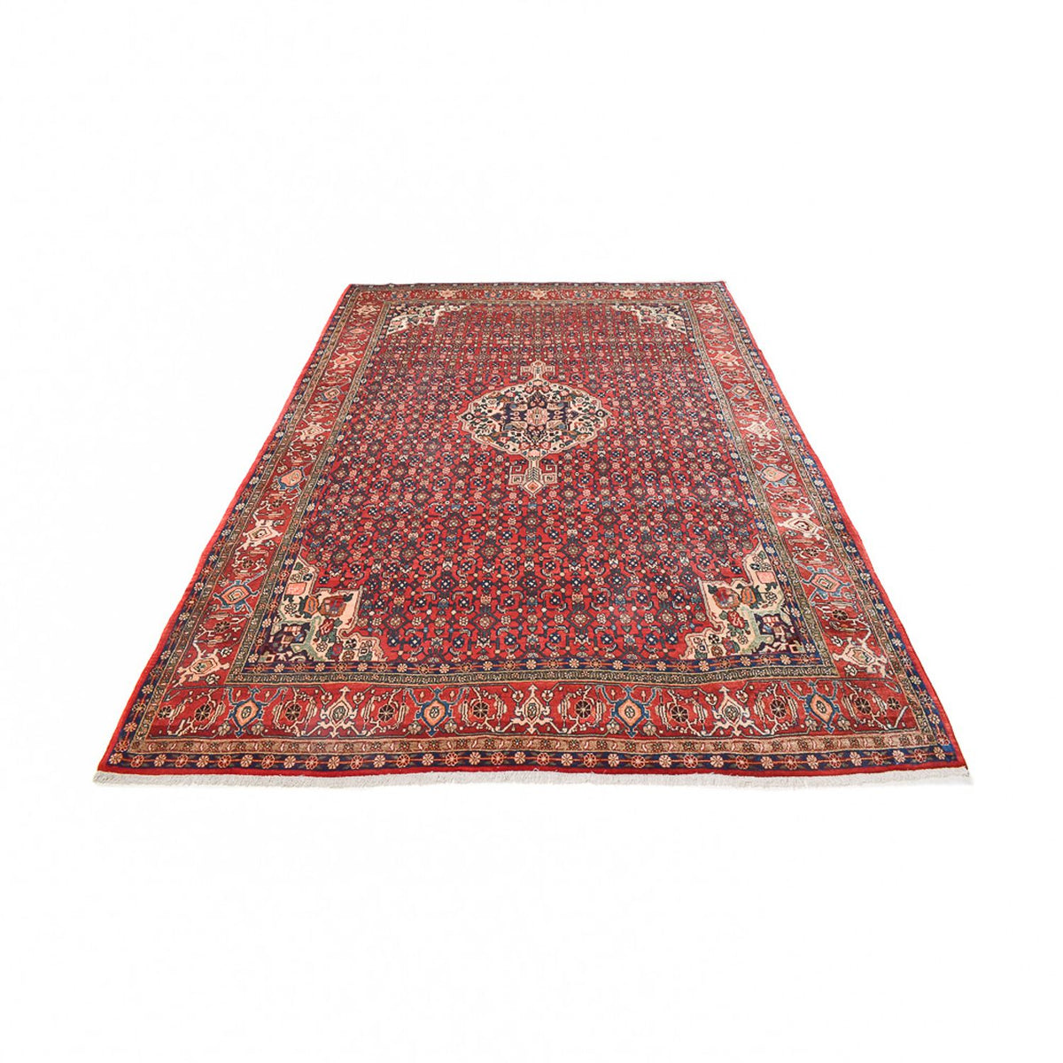 Tapis persan - Bidjar - 286 x 201 cm - rouge