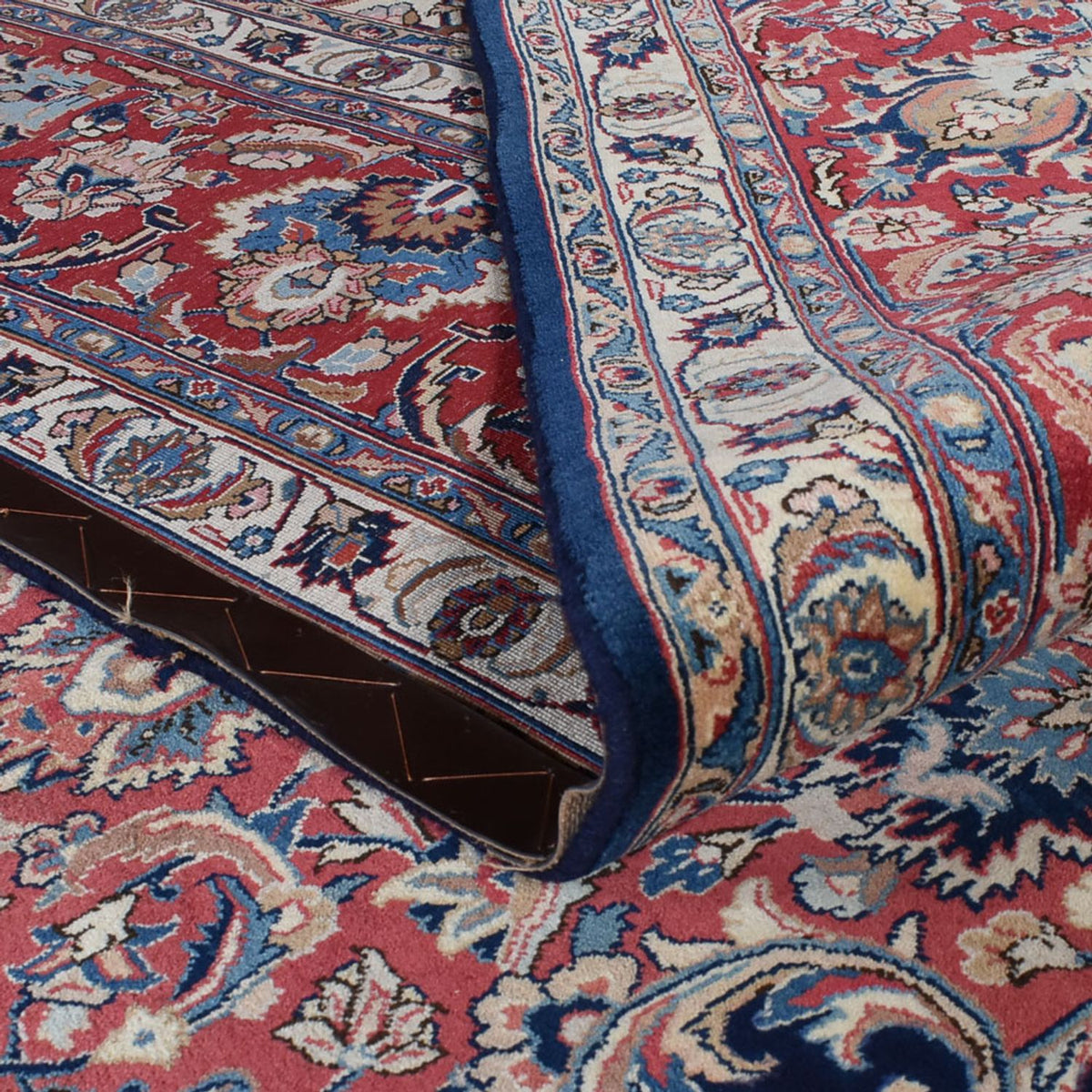 Tapis persan - Classique - Royal - 408 x 300 cm - bleu foncé