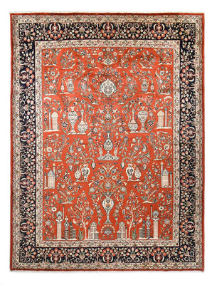 Tapis persan - Classique - Royal - 398 x 298 cm - rouge
