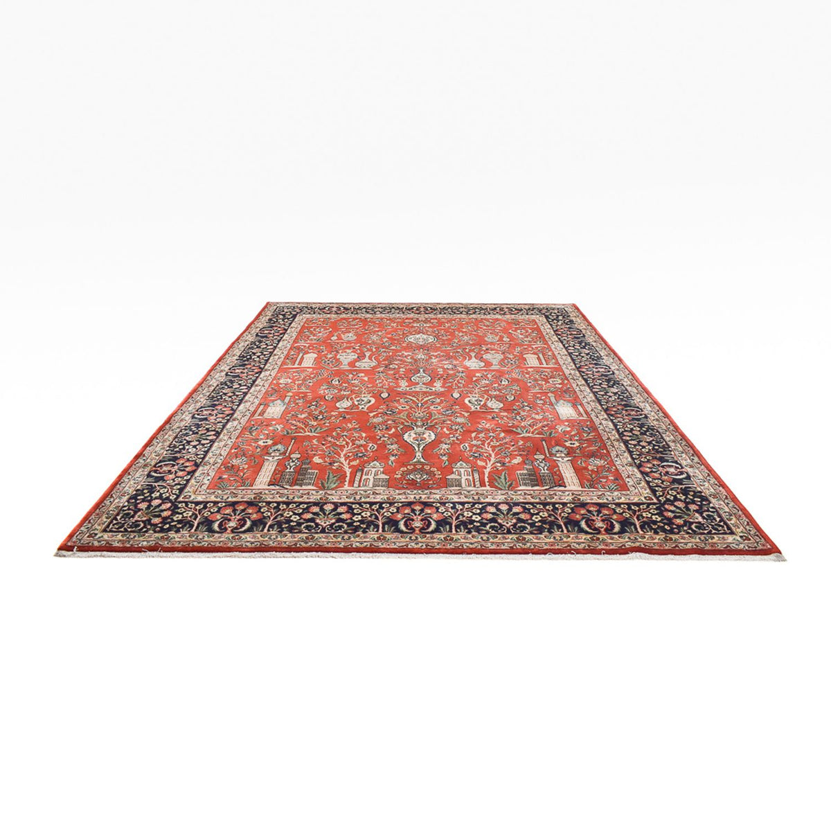 Tapis persan - Classique - Royal - 398 x 298 cm - rouge