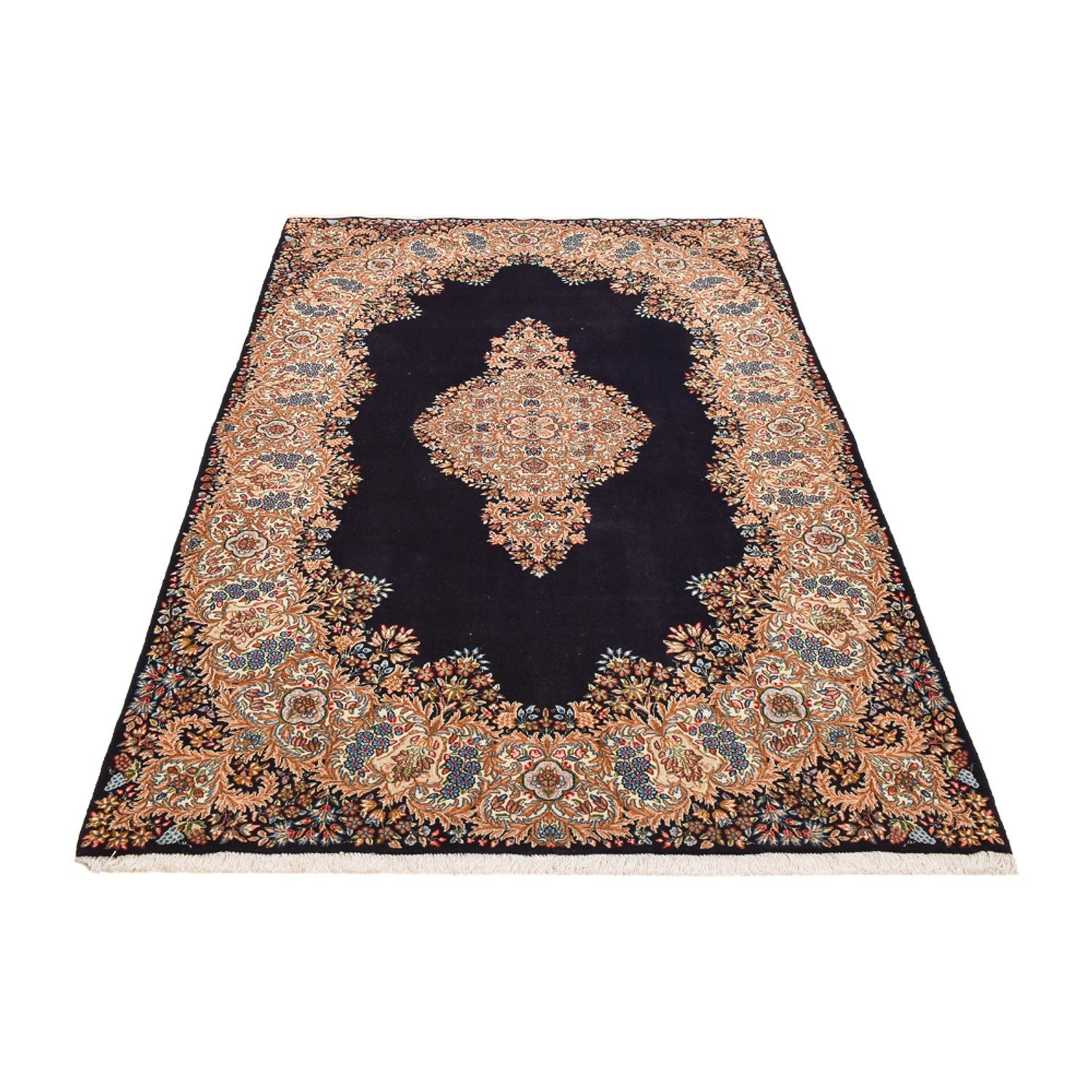 Tapis persan - Royal - 243 x 155 cm - bleu foncé