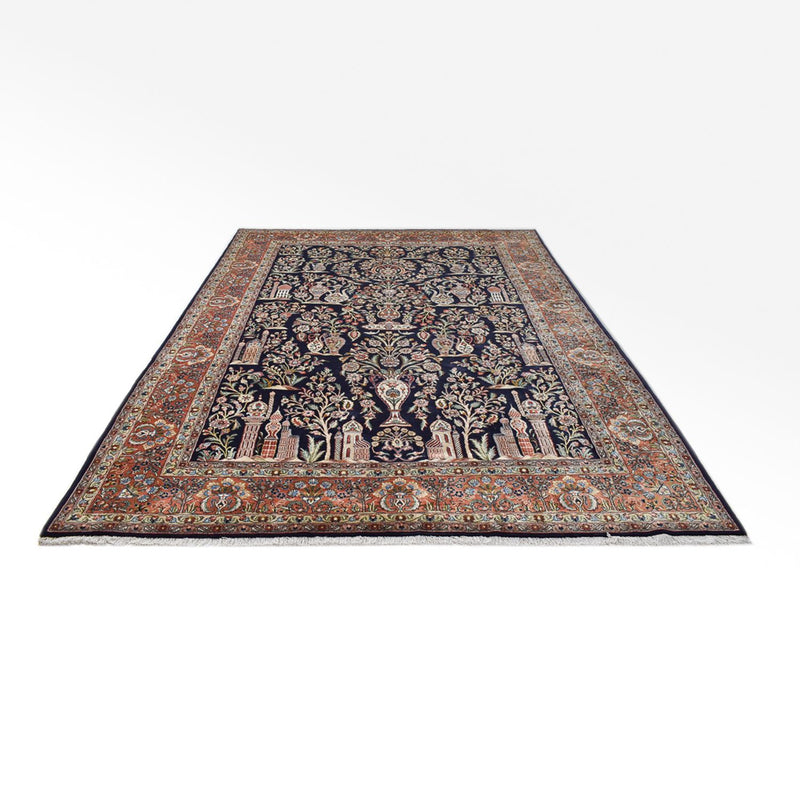 Tapis persan - Classique - Royal - 380 x 258 cm - bleu foncé