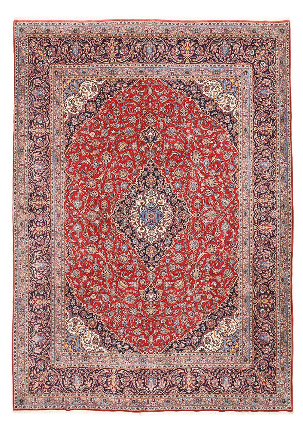 Tapis persan - Keshan - 414 x 300 cm - rouge