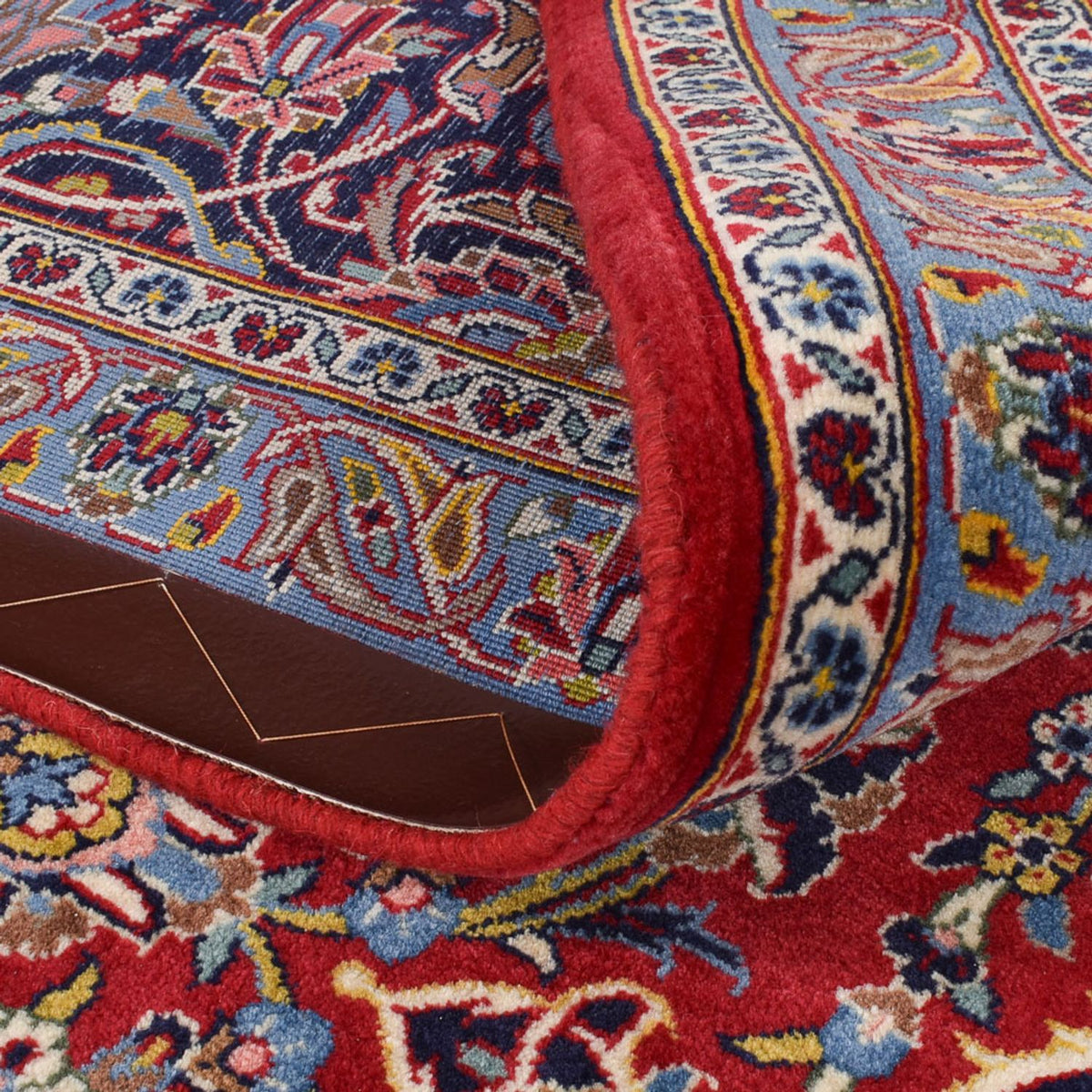 Tapis persan - Keshan - 414 x 300 cm - rouge