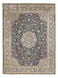 Tapis persan - Royal - 402 x 285 cm - bleu foncé
