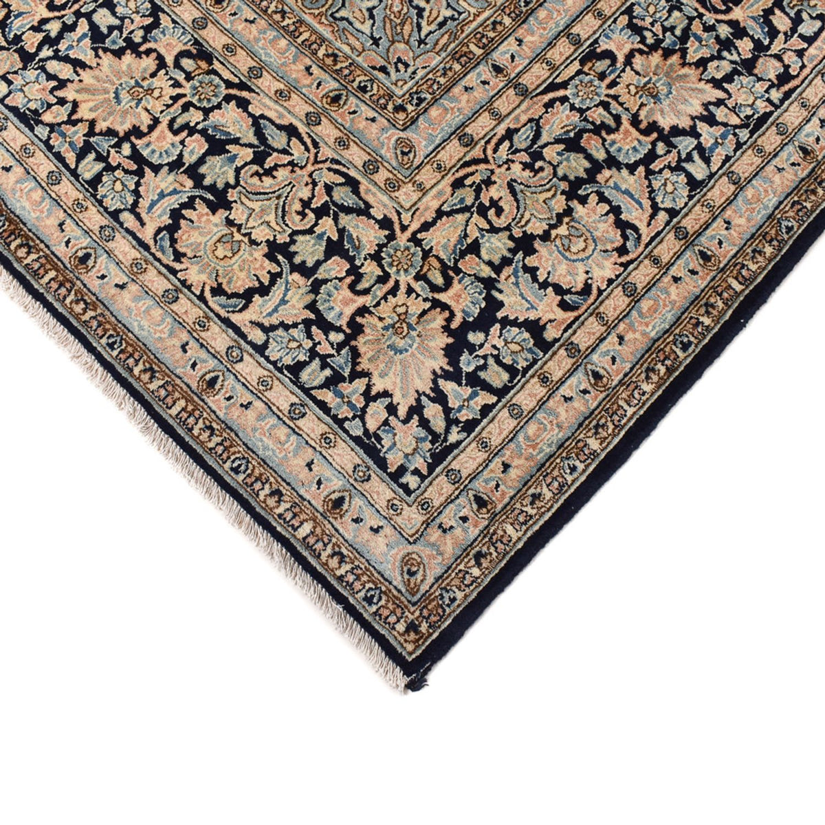 Tapis persan - Royal - 402 x 285 cm - bleu foncé