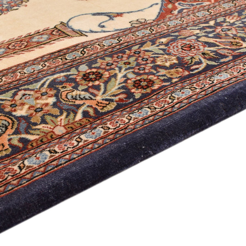 Tapis persan - Ghom - Royal - 204 x 132 cm - beige