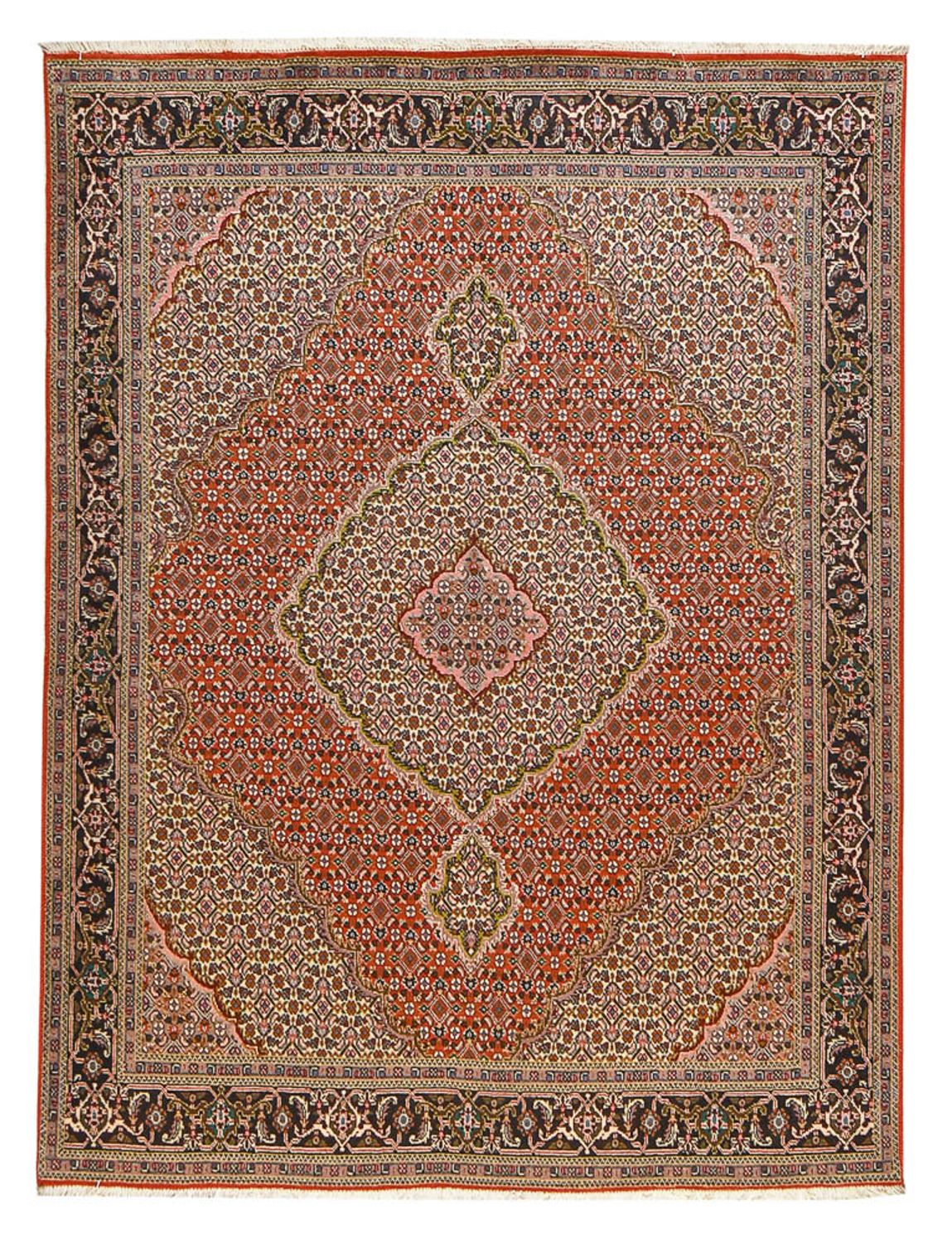 Tapis persan - Tabriz - Royal - 200 x 152 cm - rouge