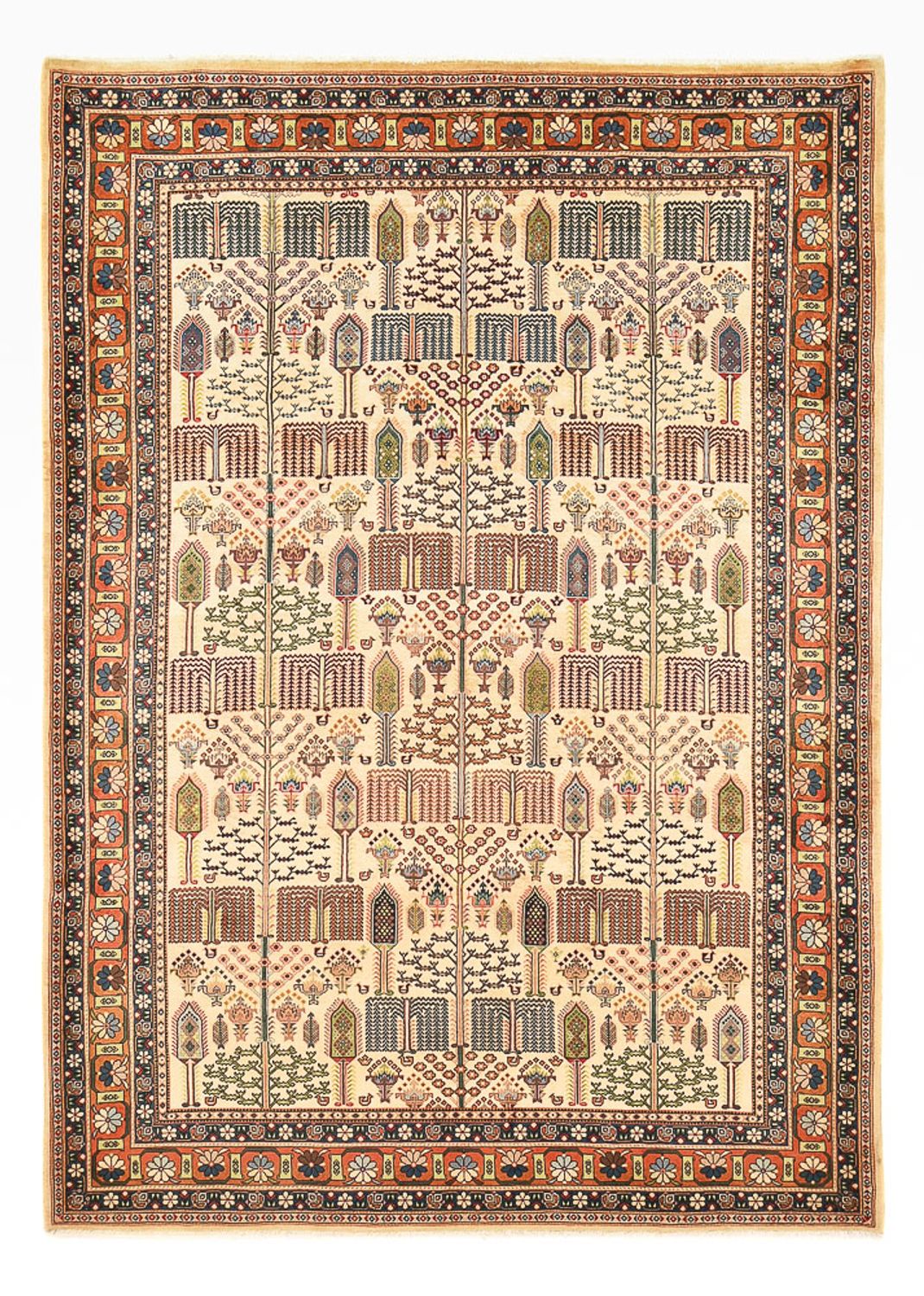 Tapis Gabbeh - Persan Kashkuli - 290 x 205 cm - beige clair