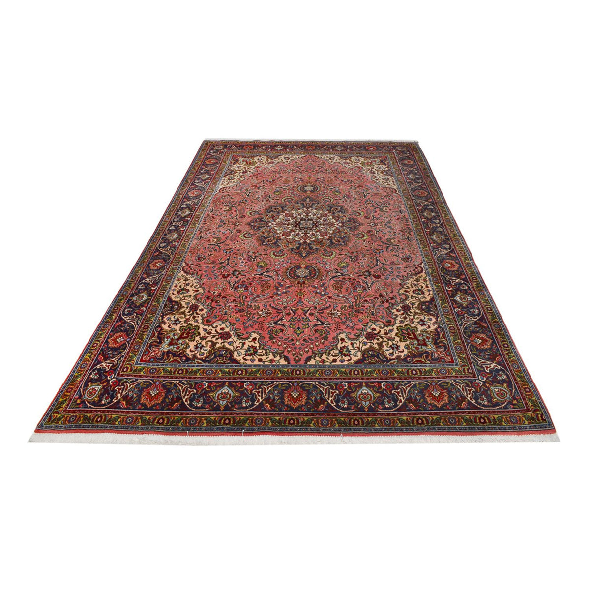 Tapis persan - Tabriz - Royal - 313 x 200 cm - rouge clair