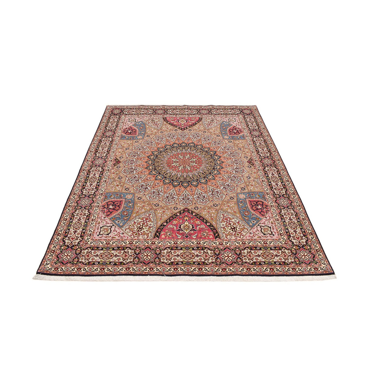 Tapis persan - Tabriz - Royal - 260 x 200 cm - beige