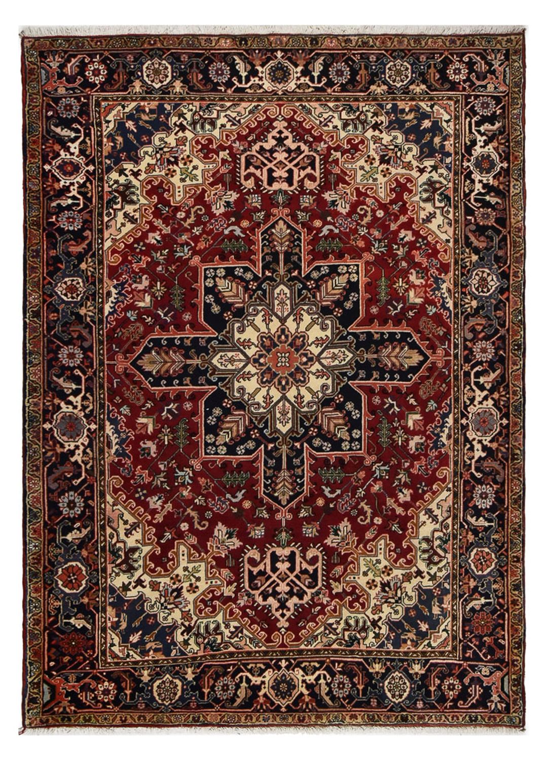 Tapis persan - Nomadic - 291 x 205 cm - rouge