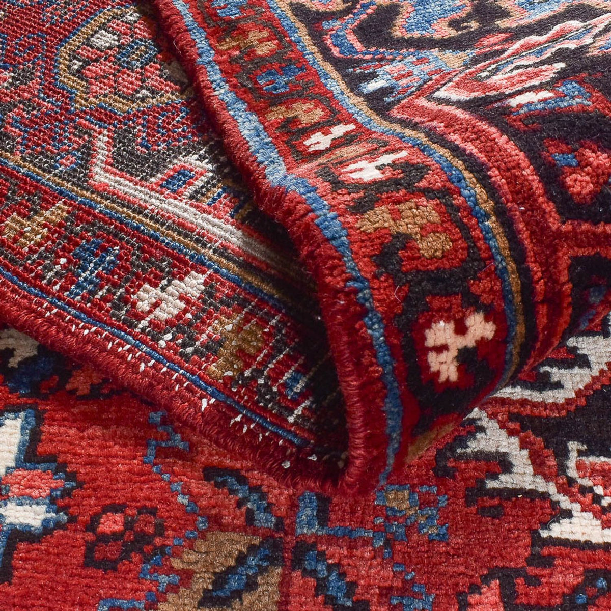 Tapis persan - Nomadic - 353 x 256 cm - rouge