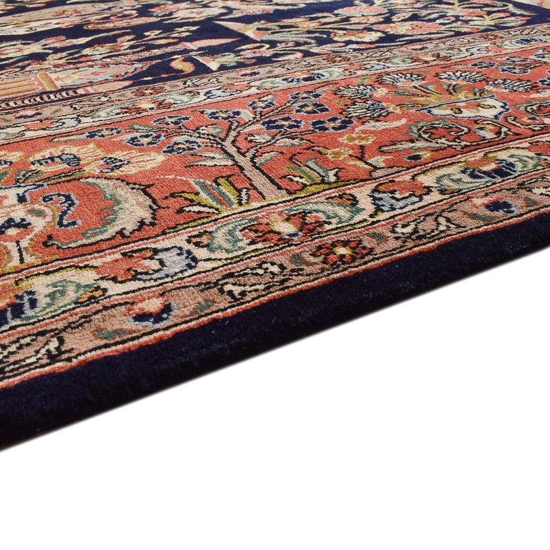 Tapis persan - Keshan - 375 x 252 cm - bleu foncé
